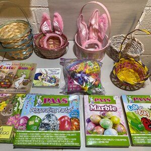 EASTER Egg Hunt in a Box!!  Bunny Ears, Baskets, Books, Toys, Dying Kits & More!